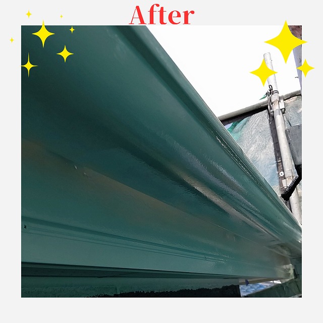 雨樋　after　塗装