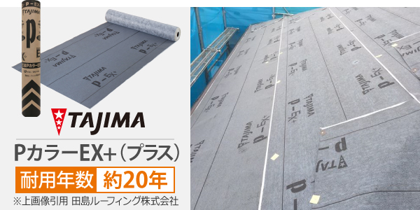 PカラーEX+(プラス)の耐用年数は約20年